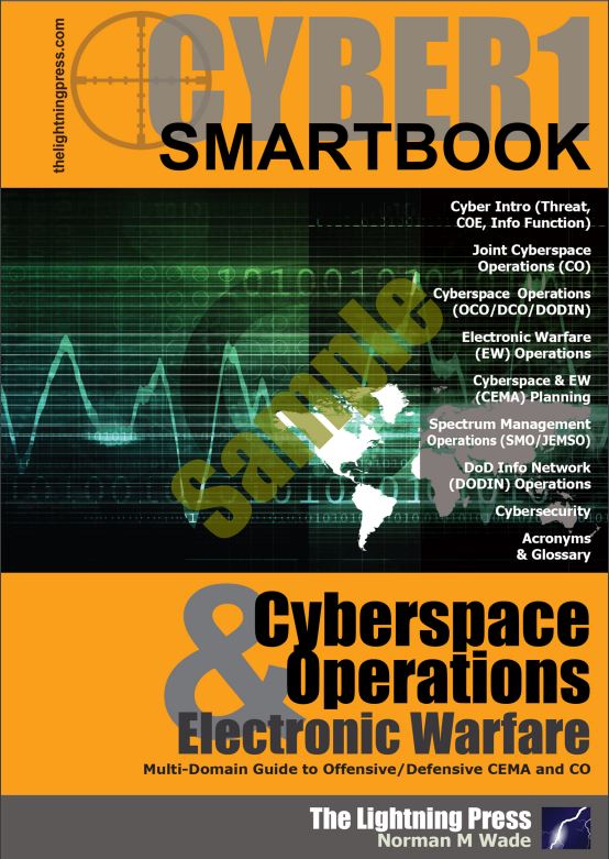 Cyber Smartbook-1 - Cyberpsace Operations and Electronic Warfare (The  Lightning Press) - European Security & Defence