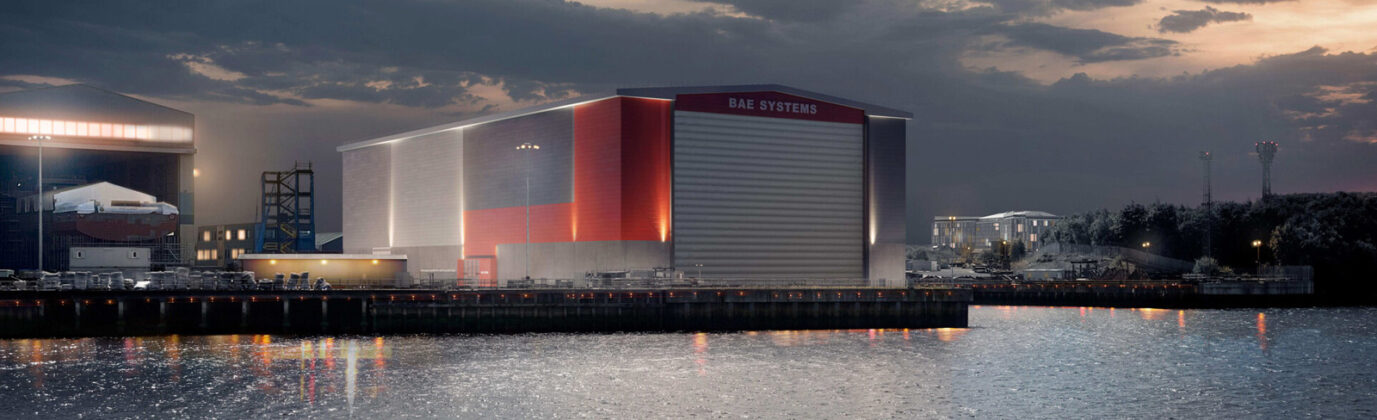 Bae Systems Begins Construction Of New Ship Build Hall At Govan