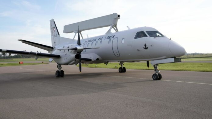 Poland Presented With Its First Saab 340 Aew Aircraft European