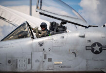 Pictured: Only once pre-flight checks have taken place to ensure protective gear, such as G-suits, harnesses, helmets, parachutes and more, is adjusted and is working properly, will Warthog pilots head out onto the tarmac for take-off. [USAF/2Lt Benjamin Williams]