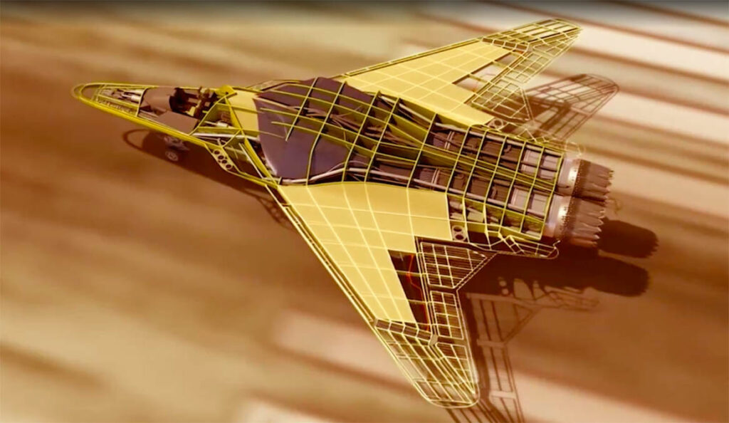 An unclassified NGAD concept from Boeing. Pictures of the F-47 unveiled in March 2025 were deliberately blurred and distorted, so no-one outside the programme knows what it might actually look like. [Boeing]