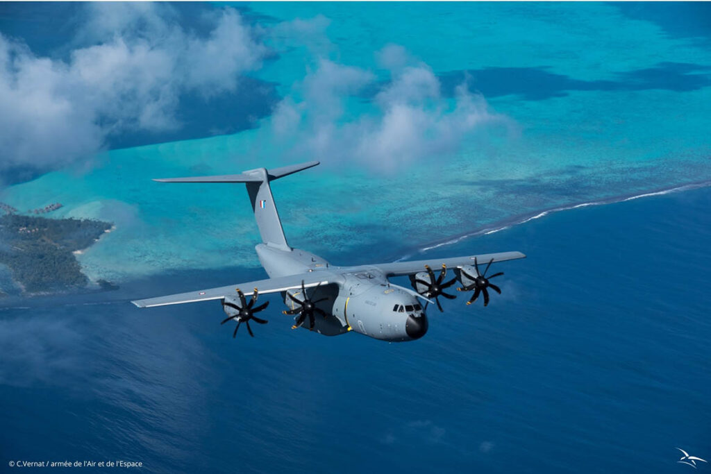 An Airbus A400M in French service, pictured on 25 June 2024. As things stand there will ultimately be 170 A400Ms in service with European air forces. [Armée de l'Air et de l'Espace]