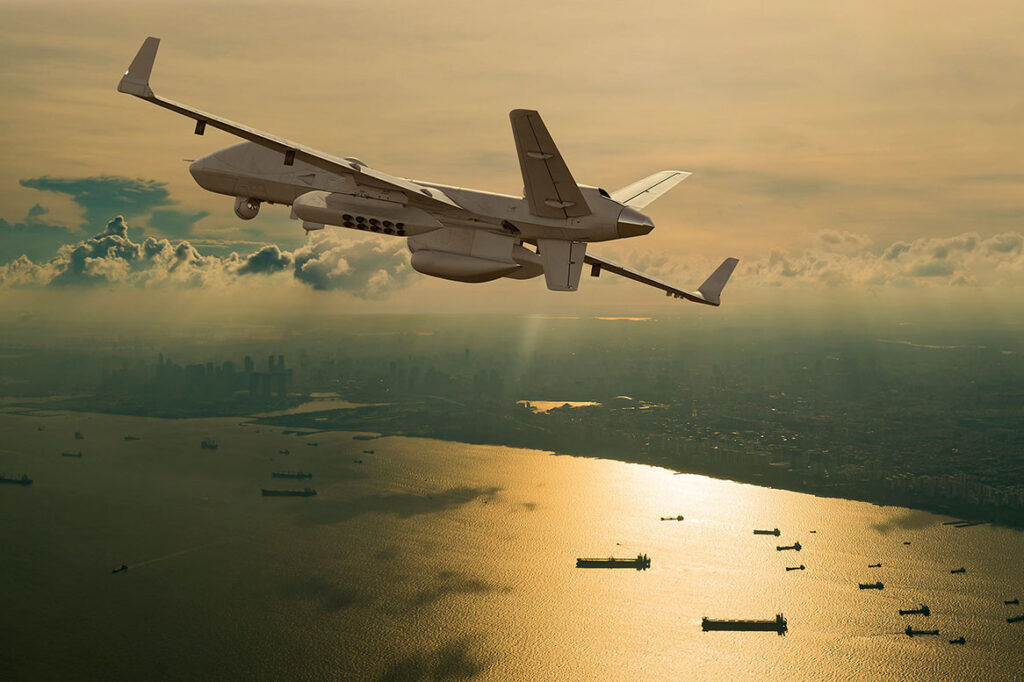A CG render of the MQ-9B in the SeaGuardian configuration. [GA-ASI]
