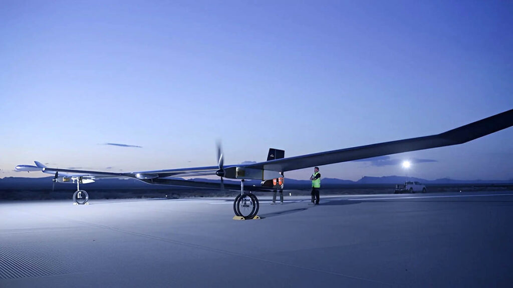 Preparing the PHASA-35 prototype for a flight test. [BAE Systems]