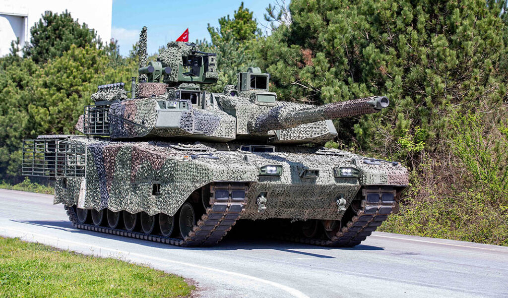 The ‘Yeni Altay’ (ENG: New Altay) pictured here is understood to represent the serial production version of the Altay T1. [BMC Otomotiv]