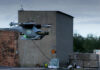 The Flyby Jackal launches an LMM during testing. [Crown Copyright 2023]