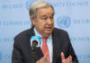 Secretary-General António Guterres speaks to the press at the UN Headquarters, New York [UN;Eskinder Debebe]