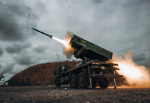 Dutch Army PULS validation test firings, July 2025. Several European NATO armies are racing to build their rocket-artillery inventories after years of complacency and in the face of old dangers having returned to the continent. Achieving this quickly means systems from various suppliers are being procured across the Alliance. [Dutch MoD]