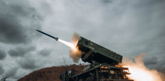 Dutch Army PULS validation test firings, July 2025. Several European NATO armies are racing to build their rocket-artillery inventories after years of complacency and in the face of old dangers having returned to the continent. Achieving this quickly means systems from various suppliers are being procured across the Alliance. [Dutch MoD]
