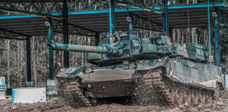 Poland expects to buy an additional 180 K2 tanks, with some to be manufactured in Poland. [Polish Army/Piotr Szafarski]