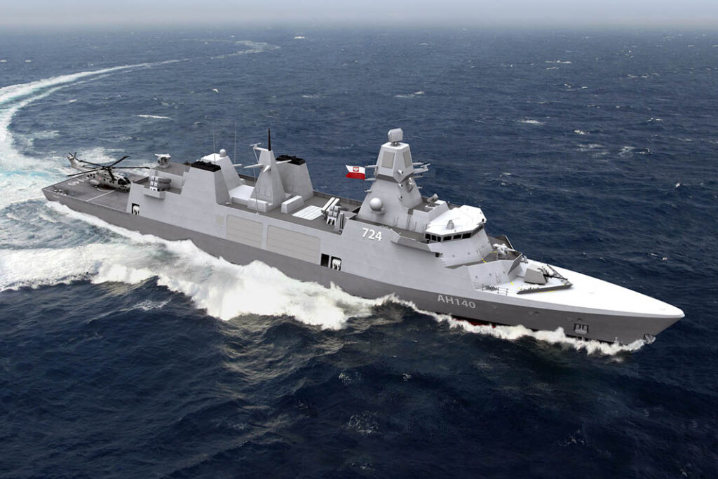 Three frigates of the Miecznik class are to be delivered to the Polish Navy by the end of 2031. [PGZ]