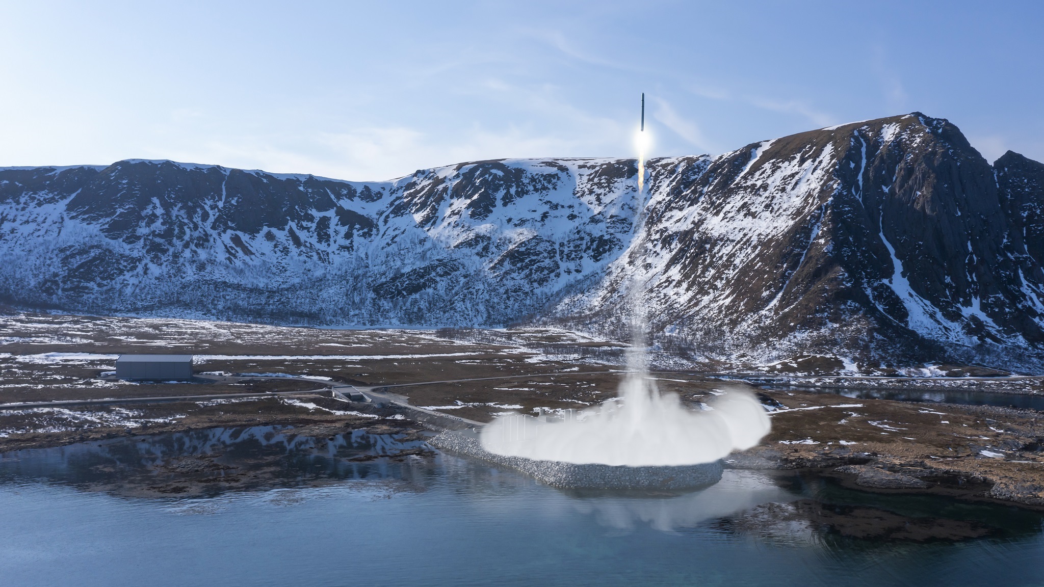 Isar launch from Andøya Spaceport pad A