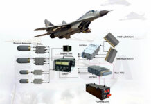 This image gives a good indication of how many RF antennas a modern combat aircraft must have; these are just for the plane’s electronic warfare system. [BEL]
