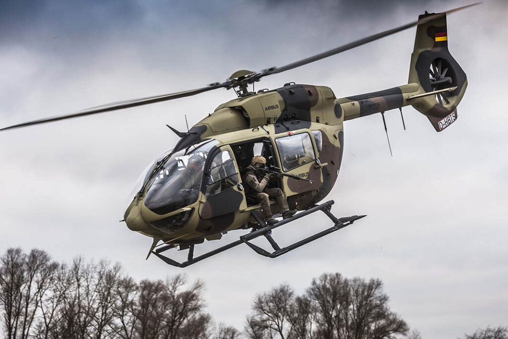 Airbus’ H145M design has shown itself to be a highly flexible and versatile platform. (Airbus)