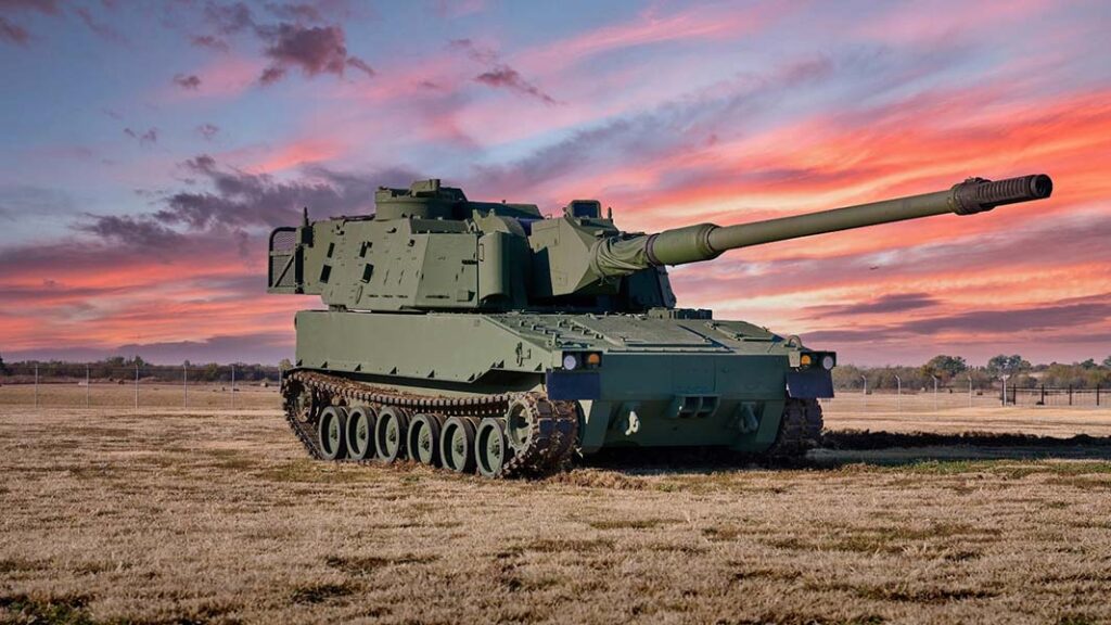 BAE Systems has partnered with the US Army Combat Capabilities Development Command Armaments Center to advance a prototype M109-52 as a low-risk, low-cost SPH solution. This combines the M109A7 SPH with the proven Rheinmetall 155 mm/L52 gun system. [BAE Systems]