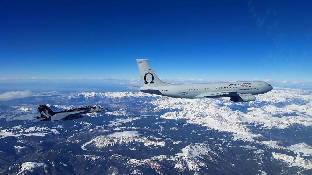 Omega’s company literature suggests that with its current fleet, it can fulfil approximately 1,200 flight hours a year. [Omega Air Refuelling Services]
