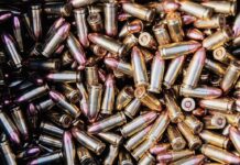 The ubiquitous 9 × 19 mm Luger round, today commonly referred to as 9 mm Parabellum, was the round of choice for the first SMGs, and continues to be widely used today. [USMC/Cpl Jonathan Beauchamp]