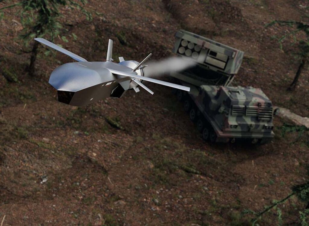 The RCM2 (Remote Carrier Multidomain Multirole Effector) will be launched from aircraft, ships or ground vehicles. (MBDA)