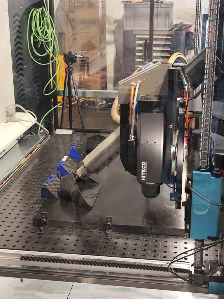 Pictured is a CEAD 3D Printer used during Bold Machina 2025. (Alix Valenti)