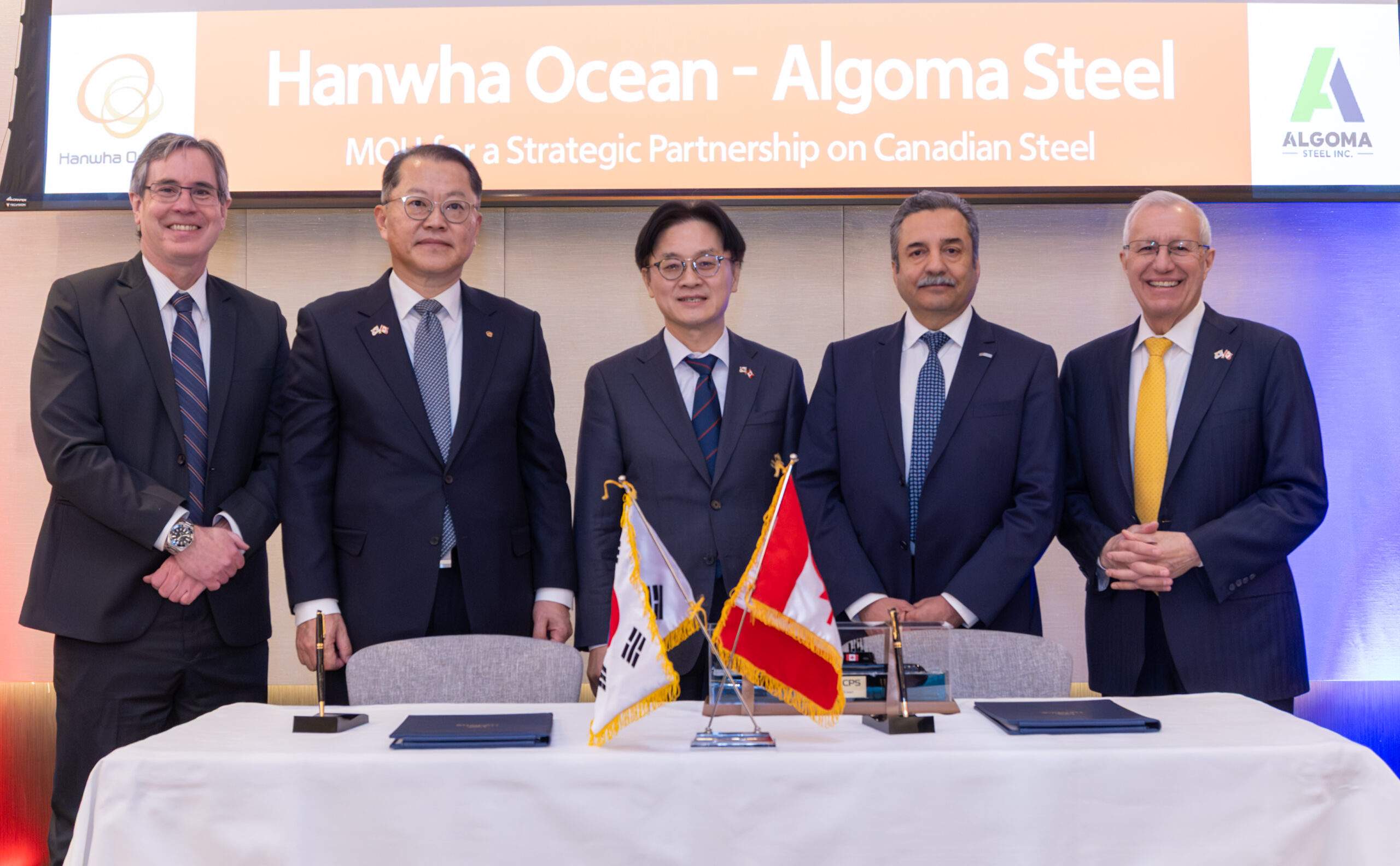 Hanwha Ocean-Algoma MoU (Hanwha)