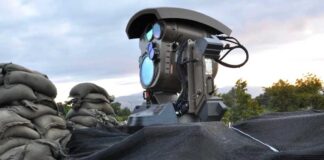 Rafael’s Iron Beam HEL weapon system. [Israeli MoD]