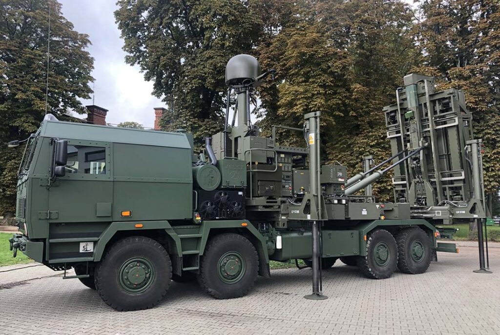 The CAMM-based Mała Narew provides a quick option to procure more SHORAD systems for Poland’s land forces, while the MRAD CAMM-ER-equipped Narew is expected to be delivered in the latter-half of the 2020s. [Polish MoD]