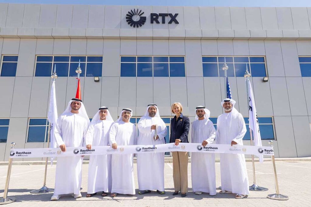 Raytheon inaugurated the production and assembly facility to manufacture the Coyote counter drone interceptor at Tawazun Industrial Park, Abu Dhabi, on 15 May 2025. [Tawazun Council]