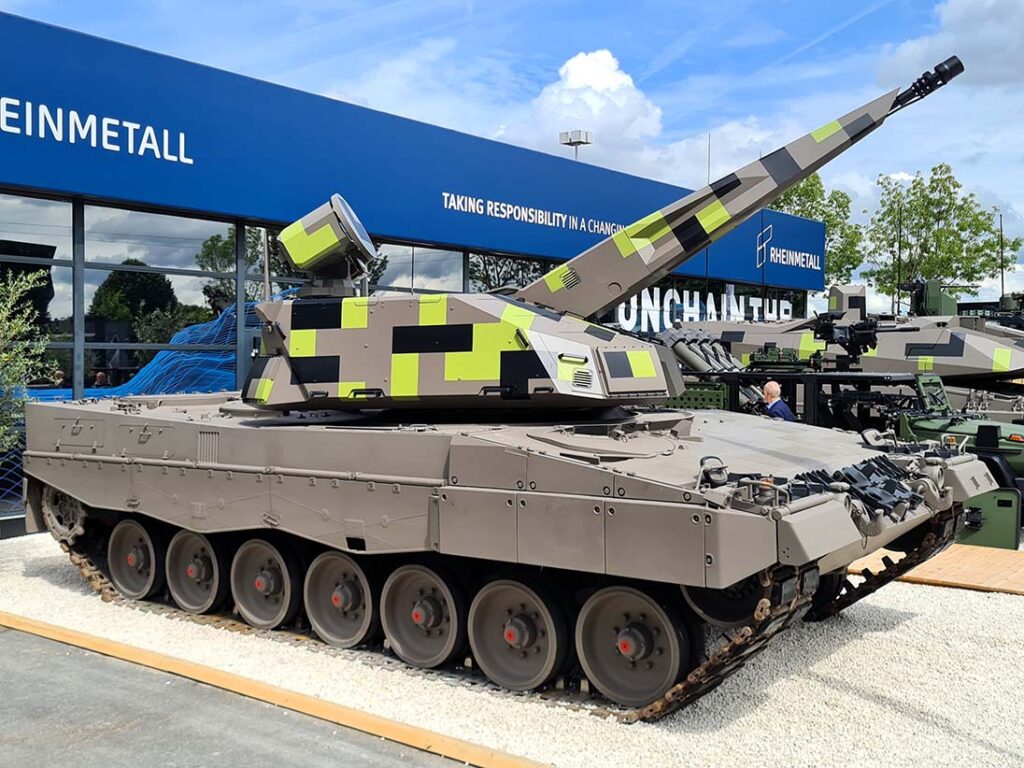 Skyranger 30 is one of a growing trend of standalone air defence turrets that can be equipped onto a variety of wheeled and tracked platforms, with energy, size, and weight requirements being the main factors into what it can be integrated onto. [Chris Mulvihill]