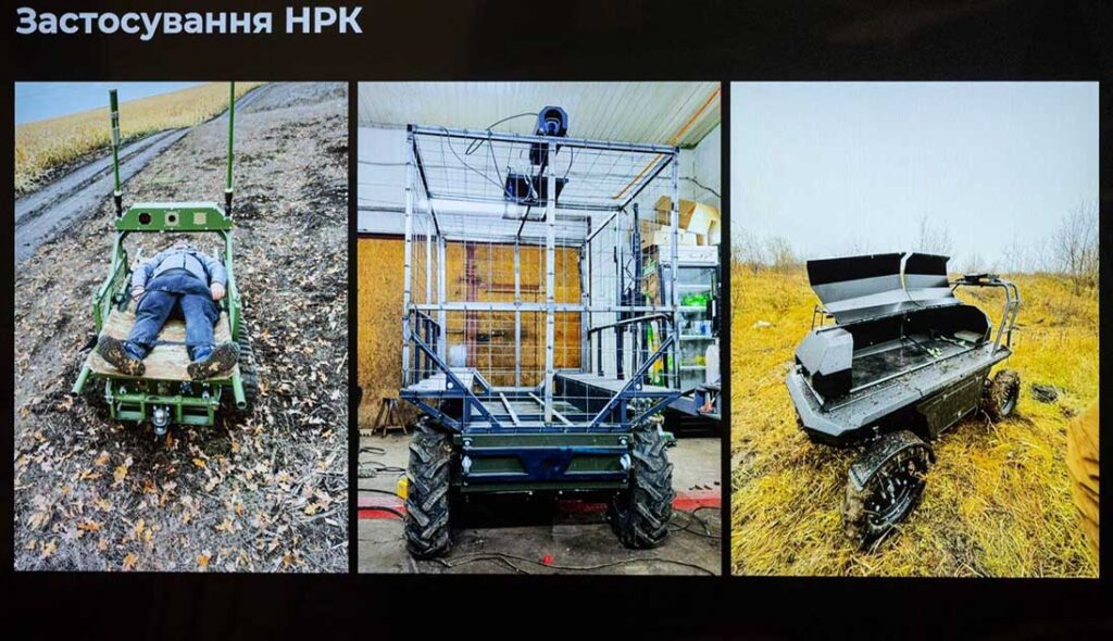 Various UGVs in use with the armed forces of Ukraine. [General Staff of the Armed Forces of Ukraine]