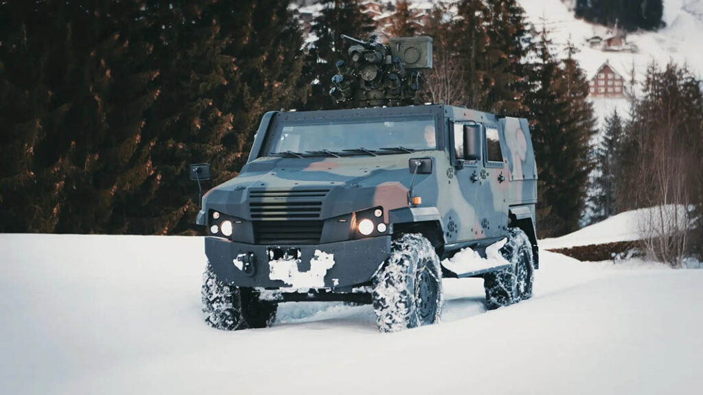 The Eagle V 4×4 all-weather, all-terrain PPV. [GDELS-Mowag]