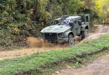 Demonstration of the JLTV A2 for the UK MoD in October 2025. [AM General]